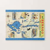 Vintage Sebago Lake Maine Legpuzzel (Horizontaal)
