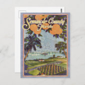 Vintage Seminole County Florida Briefkaart (Voorkant / Achterkant)