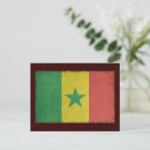 Vintage Senegal Briefkaart (Staand voorkant)