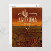 Vintage Series Arizona Travel Briefkaart (Voorkant / Achterkant)