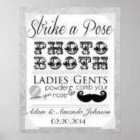 Vintage Shabby Chic Fotohokje Huwelijk Bord