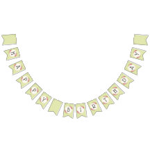 Vintage Shabby Chic Rozen Frame Bunting Vlaggen