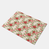 Vintage Shabby Chic Rozen Patroon Deurmat (Schuin)