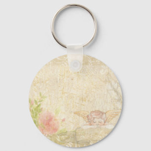 Vintage Shabby Chic Sweet Angelique Sleutelhanger