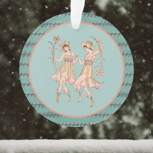 Vintage Shakespeare's Garden Women with Flowers