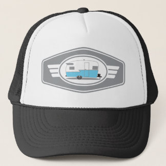 Vintage Shasta Trailer Trucker Pet