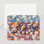 Vintage Shells Stationary Note Card Notitiekaartje (Voorkant / Achterkant)