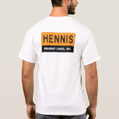 Vintage Shirt goederenlijnen van Hennis (Achterkant)