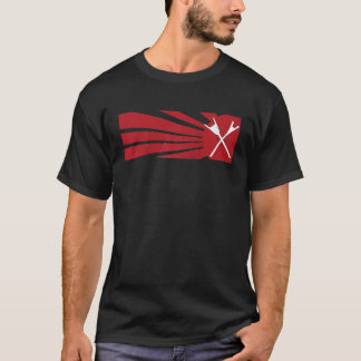 vintage Shuffleboarding voor mannen vrouwen retro T-shirt