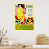 Vintage Silent Film Poster (Keuken)