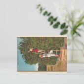 Vintage Sinaasappels Briefkaart (Staand voorkant)