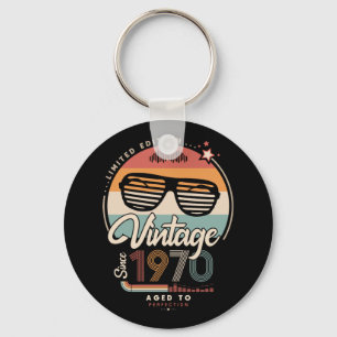 Vintage since 1970 sleutelhanger