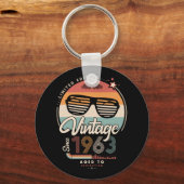 Vintage sinds 1963 sleutelhanger (Voorkant)