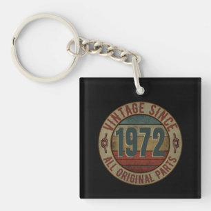 VINTAGE SINDS 1972 ALLE ORIGINELE ONDERDELEN SLEUTELHANGER