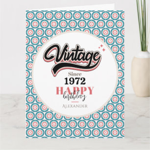 Vintage sinds - 1972 kaart