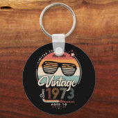 Vintage sinds 1973 sleutelhanger (Voorkant)