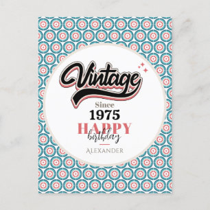 Vintage sinds - 1975 briefkaart