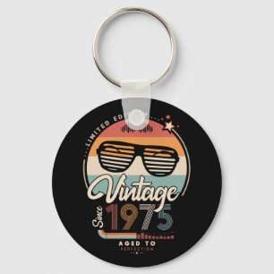 Vintage sinds 1975 sleutelhanger