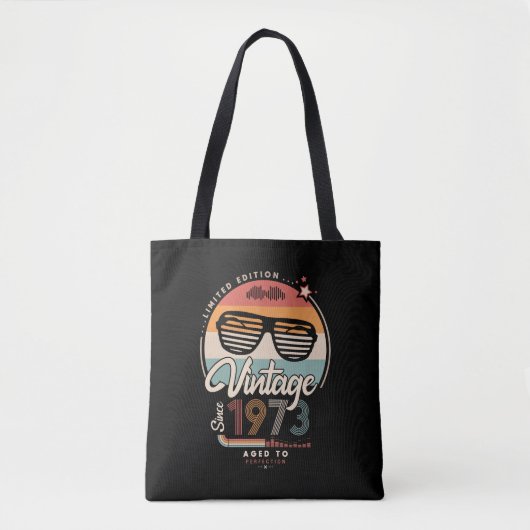 Vintage sinds canvas tas 1973 (Voorkant)