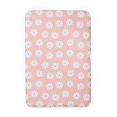 Vintage Sixties Mod Bloem Roze Badmat (Voorkant Verticaal)