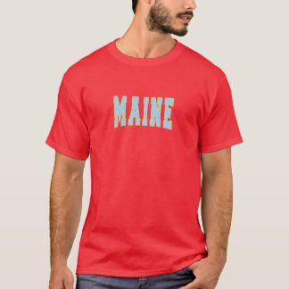 Vintage sjabloon Maine staat T-shirt