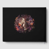 Vintage Skeleton Goth Photo Mariage Livre d'or (Verso)