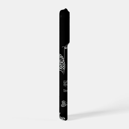 Vintage Skeleton Illustration Phone Case (Côté droit)