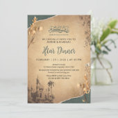 Vintage Sketch Ramadan Iftar Dinner Invitation (Debout devant)