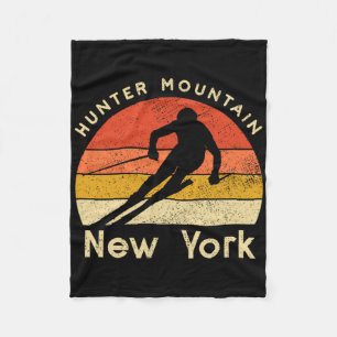 Vintage Ski Jager Berg New York Berg Fleece Deken