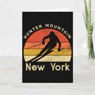 Vintage Ski Jager Berg New York Berg Kaart