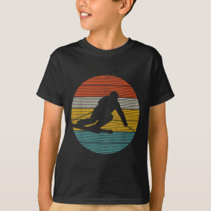 Vintage Ski Wintersport Racing Afdalende Skiër Gi T-shirt