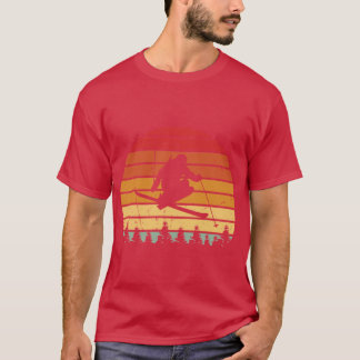Vintage skis boy t-shirt