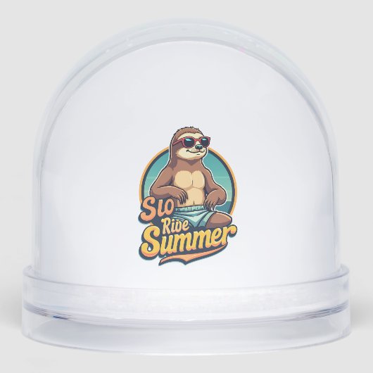 Vintage Sloth Summer Retro Beach Vibes Design 2 (Avant)
