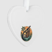 Vintage Sloth Vector Retro Wildlife Badge 2 (devant)