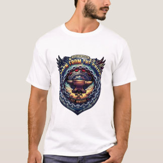 Vintage Smederij Industrieel Embleem Grafische T-S T-shirt
