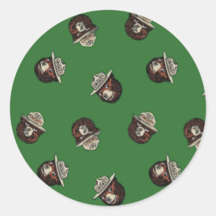 Vintage Smoky the Bear Ronde Sticker