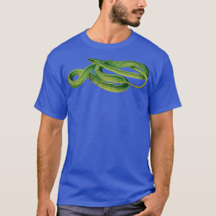 Vintage Snake Afbeeldingen Boomslang Snake  Rep T-shirt
