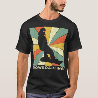 Vintage Snowboarding Sport Retro Gift T-shirt