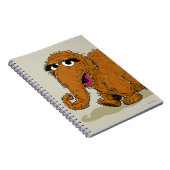 Vintage Snuffleupagus Notitieboek (Rechterzijde)