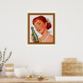 Vintage Soda Advertisement Poster (Keuken)