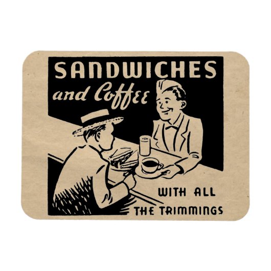 Vintage Soda Jerk Magneet (Horizontaal)