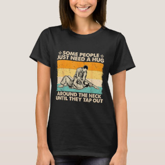 vintage Sommige Mensen Hebben Een Knuffel Nodig Br T-shirt