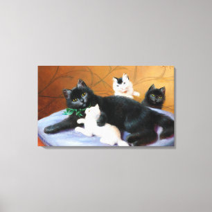 Vintage Sophie Sperlich Fat Familie Canvas Afdruk