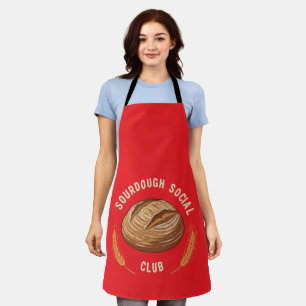 Vintage Sourdough Social Club Ambachtelijk brood Schort