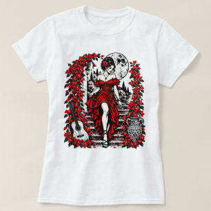 Vintage Spaanse Flamenco Danseres Shirt, Romantisc T-shirt