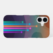 Vintage Space Rays iPhone 16 Hoesje (Achterkant horizontaal)