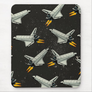 vintage Space Shuttle-patroon Muismat
