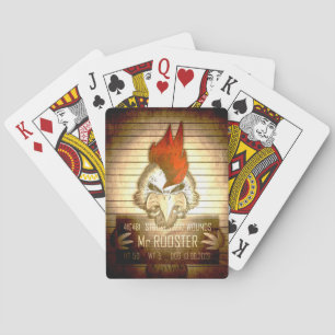 Vintage speelkaarten Mr Rooster