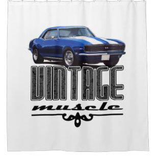 Vintage Spier Douchegordijn