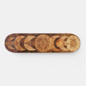 Vintage spiritual design skateboard (Horz)